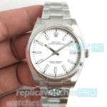 Replica Rolex Oyster Perpetual 39 114300 Swiss Watch - White Dial 